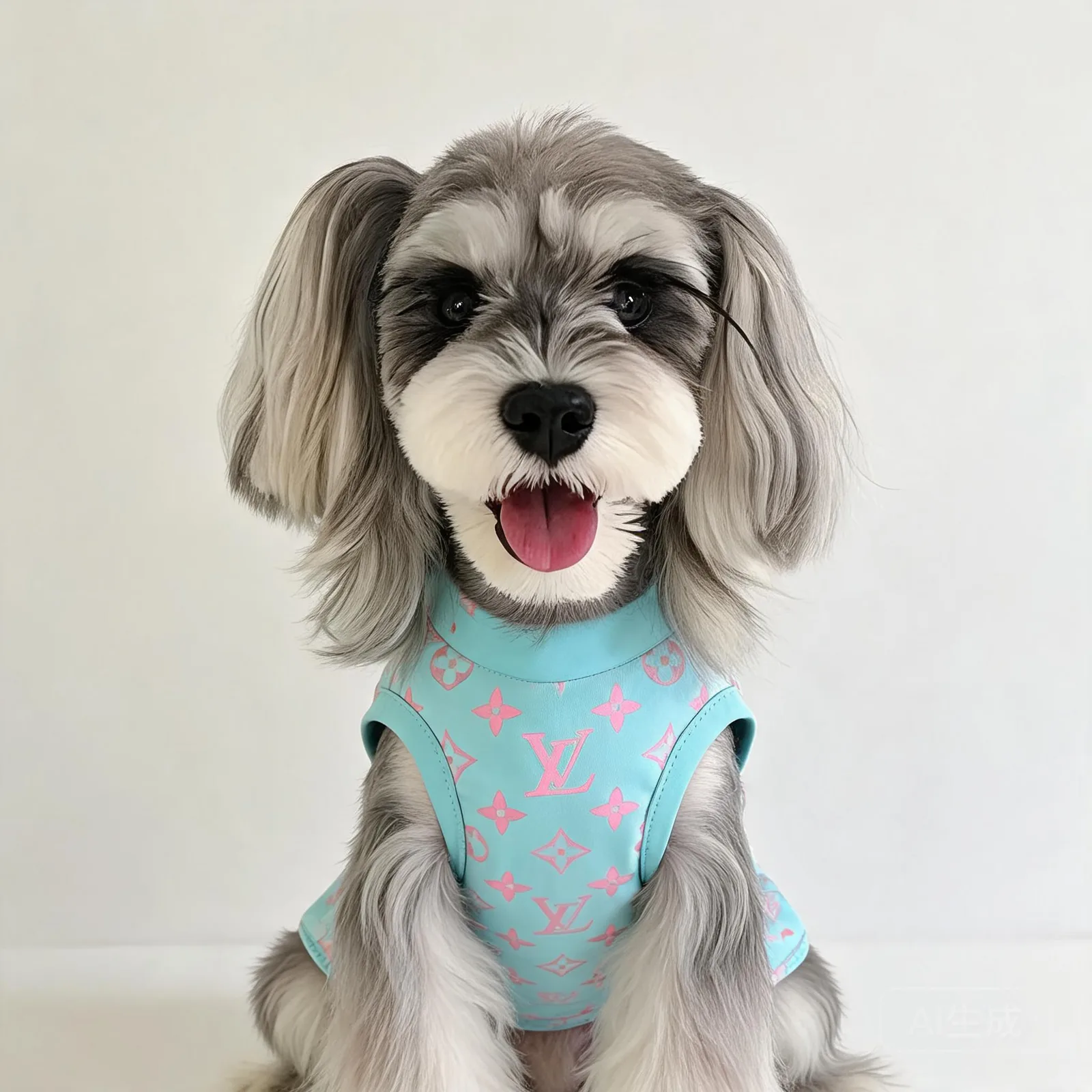 Monogram Print Pet Vest